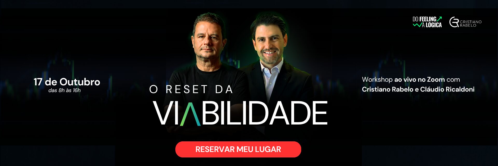 Banner 3x1 Do Feeling à Lógica O Reset da Viabilidade (e-mail)
